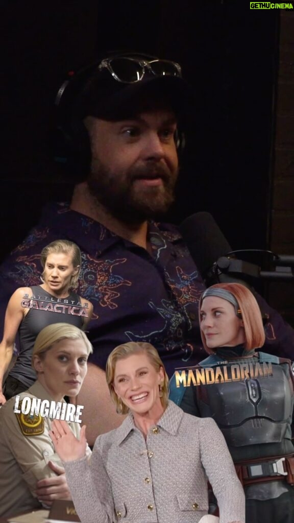 Katee Sackhoff Instagram - I went and hung out with my good buddy @jackosbourne over on his show Ghosts And Grit! Go check it out today everywhere you find podcasts 👍🏻❤️ #ghostsandgrit #jackosbourne I also adore the way he says Longmire 😂❤️