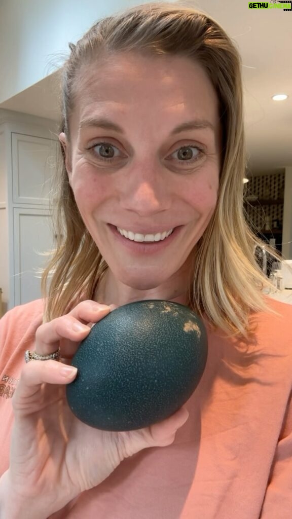 Katee Sackhoff Instagram - Holy Hannah that’s a big one! It’s heavy too! Who got it right before I told you? 😃 Please excuse the baby sound machine in the background that you can hear over our monitor. 🤪