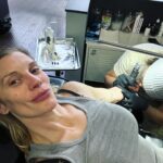Katee Sackhoff Instagram – Flew into LA for a little body art with my friend @cachotattoo ❤️ Thanks for always squeezing us in and leaving your beautiful mark 😘 See you in a year #tattooart #cacho #losangeles