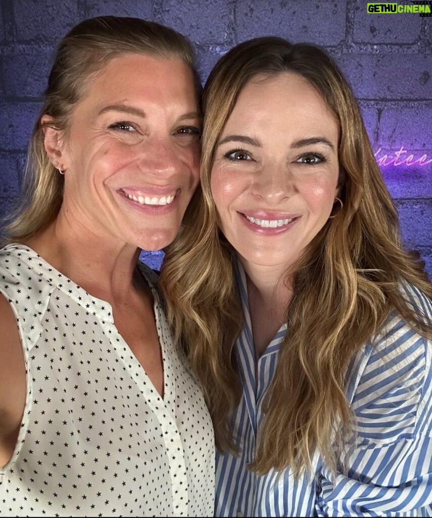 Katee Sackhoff Instagram - Today’s new episode of BlahBlahBlah is a wonderful conversation with my friend @dpanabaker ❤️ This is a must listen conversation about motherhood, long distance relationships, working through pregnancy , and if you can truly have it all. We may also talk in depth about The Flash 😚 Annalise EVERYWHERE you find your podcasts and on my YouTube channel. **link in bio** #Theflash #workingmoms #directing #daniellepanabaker