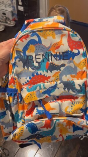 Katharine McPhee Instagram - Thank you @whatsgabycookin & @crateandkids for Rennie’s 1st school backpack!!! ❤️❤️❤️