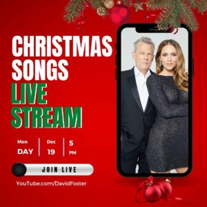 Katharine McPhee Instagram - 🎄Grab some peppermint cocoa with your fam, sit back and join us this Monday - Dec 19 at 5pm PST, on @youtube for a very festive #ChristmasSongs ✨ live stream and right here on Instagram live at 4:30pm PST for a special pre-show as we kick off Christmas week with you all!
