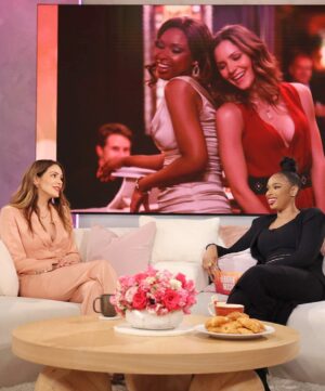Katharine McPhee Instagram - So excited to be reuniting with my girl @iamjhud this morning on @jenniferhudsonshow talking all things @kmfjewelry! 💕✨

📸: Chris Millard /Warner Bros/ @csrfnsc