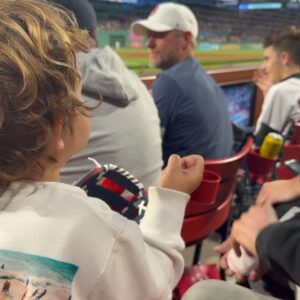 Katharine McPhee Instagram - Took rennie to his first baseball game ⚾️🧢