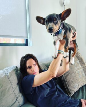 Katherine Moennig Instagram - Puppy jail