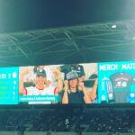 Katherine Moennig Instagram - Soccer sugar and dreamy seats. Thank you for the best night @weareangelcity