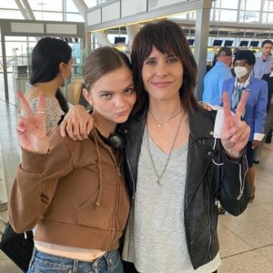Katherine Moennig Instagram - The end of an era with the toughest Donovan in the family. 

@raydonovan movie is out today. 
Sláinte☘️