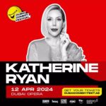 Katherine Ryan Instagram - TV’s beloved @kathbum is back on stage with her brand-new live show, Battleaxe, on the April 12th! Get your tickets now to witness a true masterclass on how to embrace your Battleaxe era 😉 Get your tickets now on dubaicomedyfest.ae #DubaiComedy #DCF2024 تطل عليكم بطلة الكوميديا المحبوبة @kathbum مع عرض مباشر وجديد تمامًا بعنوان باتيل أكس! احصلوا على تذاكركم الآن dubaicomedyfest.ae