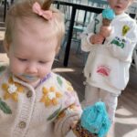 Katherine Ryan Instagram - We had the loveliest morning at @lewis_of_london ice cream farm 🐣 🐰 🍨 book tickets to their Easter sessions or just rock up for the park and ice cream! Www.lewisoflondon.co.uk