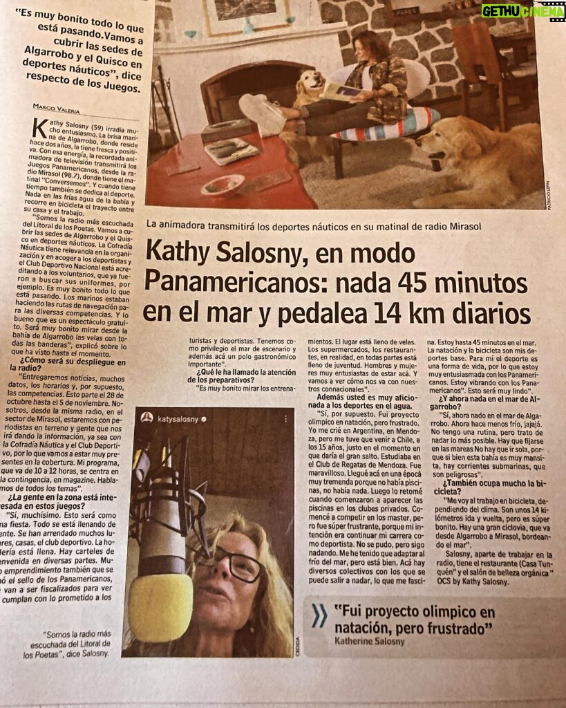 Katherine Salosny Instagram - https://www.lun.com/Pages/NewsDetail.aspx?dt=2023-10-23&NewsID=519829&BodyID=0&PaginaId=11&SupplementID=0&r=w Gracias @lungram !!! Especialmente a quien me hizo la entrevista el periodista Marco Valeria