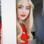 Kathryn Newton Instagram – The color of the movie is red!!! @abigailthemovie thank you @toryburch ❤️ glam by @hairinel and @kdeenihan two killer looks thank u @mattbettinelliolpin and @tylergillett @universalpictures @officialuniversalmonsters for giving me something insane to talk about in press ❤️❤️❤️