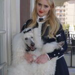 Kathryn Newton Instagram – Press for @abigailthemovie day 2 featuring dogs thank you @thombrowne I love this look!