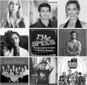 Katie Cassidy Instagram - Stoked to be a part of @retrospecsshow! Join me at the @elysiantheater on 4/21 for new episodes (that don’t really exist) of The Big Bang Theory and The West Wing, written by @MarcGuggenheim & Helen Phemera 🖤