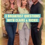 Katie Piper Instagram – How do you like your eggs in the morning? 🍳 We like ours with todays guests @claire.sweeney & @rickiehw 😍 See you at 8:25am on @ITV for todays episode of @katiepipersbreafastshow ✨ What’s your ride or die breakfast? 👀