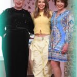 Katie Piper Instagram – The hilarious @kathy.lette and @thatlaurasmyth are joining me on the sofa today 👀 stay tuned for Kathys morning soundtrack… 🎞️😳 🎶 See you at 8:25am on @itv for @katiepipersbreakfastshow