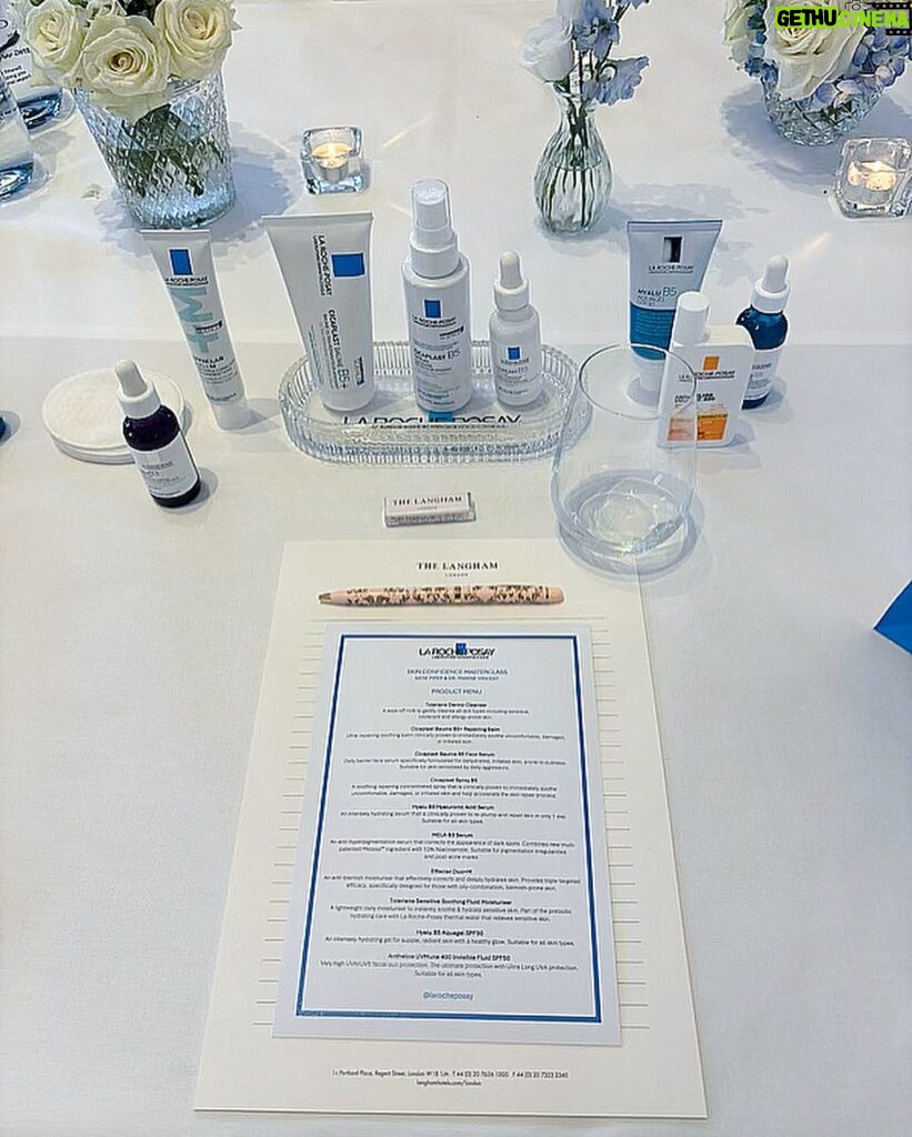 Katie Piper Instagram - Skin Confidence Masterclass with @LaRochePosay ✨ A special breakfast, a room of empowerment, solidarity and a safe space as @larocheposay continue to champion men and women to share their skin stories, plus inspiring insight and advice from @drmarinevincent So proud to work with them and use their products 🩵 Thank you @lounorthcote @skinwithsoph @sparklesandskin @its_just_acne @izzierodgers @thewrightglow @lifewithmils_ @nancy__xoxx @sophirelee @shakeel.murtaza @gracefvictory @nikkililly_ @theannaedit @medhymalanda @millyg_fit @beaheaton for coming and contributing ✨and to the La Roche team @adiedewhurst @claudia_johnston for making so incredible as always 💙 AD / Ambassdor