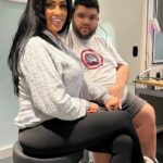 Katie Price Instagram – Harvey at his ear test today and him always wanting to hold my hand ❤️