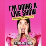 Katie Price Instagram - Click the link in my bio to get tickets for @thekatiepriceshow live in Manchester @the_lowry on 7th November 🎙🩷🎙 #thekatiepriceshow #podcastshow #podcast