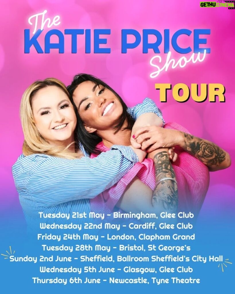 Katie Price Instagram - We've added a new date to the tour... We're going to Sheffield, as part of @crossedwiresfest! Thank you to Crossed Wires for inviting us. We'll see you on 2nd June. Sheffield tickets will be sold by @crossedwiresfest, so head to stories to find out how to buy ❤️