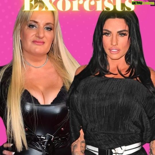 Katie Price Instagram - COMING SOON... THE GLAM EXORCISTS 👻💀 Such a dream to have @daisymaycooper on the podcast this week, we're almost the same person!! 🎧 Full episode wherever you get your podcasts!🎧 👑 Become a VIP to get extra episodes of The Katie Price Show 👑