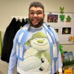 Katie Price Instagram - My happy Harvey Price wearing his @officialthesnowman x @notjustclothing jumper and scarf 🎄✨️☃️