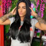 Katie Price Instagram - Don’t you just love a fresh new set of extensions 🖤 This stunning new hair is sooo thick and sleek from the incredible @extensionsdarling I’m in love! Fitted and styled perfectly as always by my girls at @lastudio1 Use my code PRICEY10 with both @extensionsdarling and @lastudio1 to get 10% off!!! Look out for the brand new colour range coming soon from Extensions Darling too, let’s just say I might need a colour change soon 😍😄 #ad