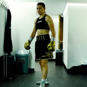 Katie Taylor Instagram - The calm before the storm! @leonesport_official

Photo cred: @tomcockram