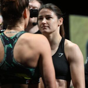 Katie Taylor Instagram - More motivated than ever and ready to perform to my best tonight. Thanks for the incredible support. 🇮🇪
@Gymshark