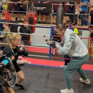 Katie Taylor Instagram - One of the most rewarding parts of my career has been helping to forge a path for the next generation. After my last fight I was delighted to host an event with @Gymshark at the Golden Cobra Boxing Club in Dublin. This voluntary run club do amazing work supporting young people in the community and clubs like this are truly the heartbeat of the sport.

Thanks to everyone who attended, your support means a lot and looking forward to more events like this in the future.

#Gymshark #EveryStrongBelongs