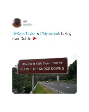 Katie Taylor Instagram - @Gymshark and the community, taking over Dublin this week 💚