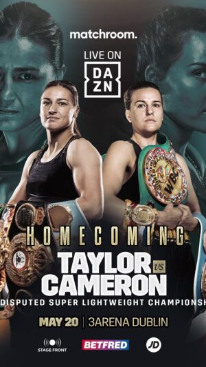 Katie Taylor Instagram - May 20th 👊 🇮🇪
#TaylorCameron
