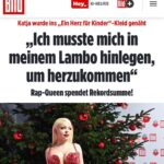 Katja Krasavice Instagram - Als Kind hatte ich kaum Geld für essen, Heute kann ich stolz sagen dass ich bisher 150.000€ an ein EIN ❤️ FÜR KINDER gespendet habe ❤️