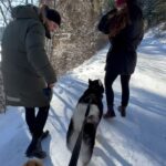 Katrin Tanja Davidsdottir Instagram - Random happies lately ✨❤️☁️ 1. Getting to dress up & go out! 2. Brooks & Koda howling together is one of my favorite things in this world. So sweet & SO PURE 🥹 .. but theo doesn’t have a clue what to do with it so he is just losing it in the back haha 3. Gym time is playtime with theo 🐾 4. Date night, finally 😍 5. Brooks was travelling so I had the boys with me in bed & can’t get over how cute they were just all snuggled up so close together 6. Walks with my besties in BEAUTIFUL weather! ✨ 7. @arnhilduranna 😂 this is our halloween costume next year. You heard it here first. 8. The CUTEST cheer squad 🥹 9. My kinda therapy 🫶🏼