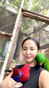 Katrina Halili Instagram - Amber & Jimmy #eclectusparrot