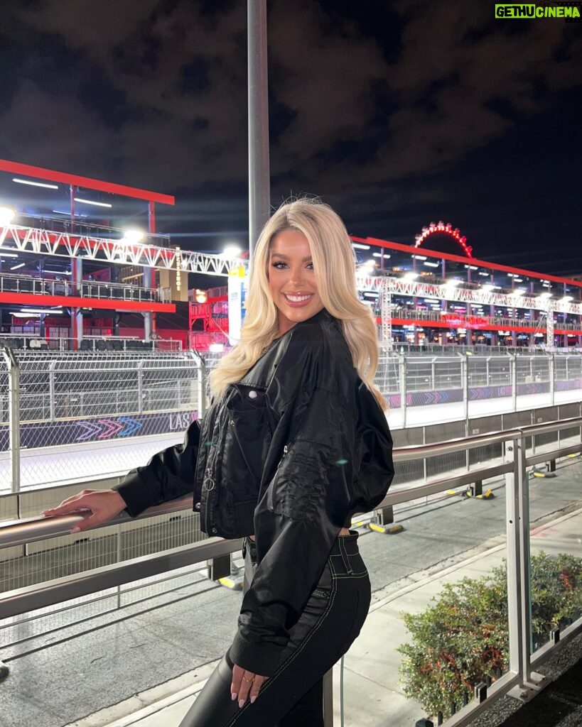 Kaylyn Slevin Instagram - Living life in the fast lane @f1 😉