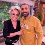 Kaysar Dadour Instagram - Mais uma vez agradeço você @anamariabragaoficial pelo convite sempre muito bom estar no café contigo 😘🙏 foi top demaissss vlw @tati @babusantana pelo papo do @bbb . . . #bbb24 #anamariabraga #kaysar #kaysardadour #melhordianomundo #café