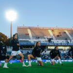 Kelley O'Hara Instagram - havin’ fun with itttt 🦇😝 on to the next one #playoffbatties