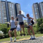 Kelley O'Hara Instagram - COLOMBIA ft. bats, bees, and trophies • #beezup #IYKYK