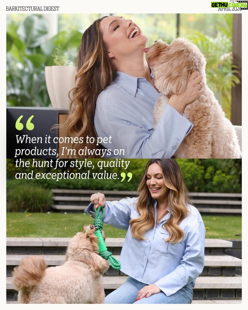 Kelly Brook Instagram - Introducing #BarkitecturalDigest, a digital content series to inspire pet owners wanting to give their pets a life of luxury for less.​ ​ Here we spoke with dog mum and interiors fan @iamkb about all things pet and the home. She’s never far from her beloved cavapoo, Teddy, so it’s no surprise that elements of her home are designed not only to match her style, but with him in mind.​ ​ At Homesense, you don’t have to compromise when it comes to your pets – or your interior style. With quality pet products and homeware at incredible value all year round, and fresh deliveries arriving throughout the week, you never know what you might find.​ ​ Follow along for tips and inspiration. Welcome to a world where every pawprint adds a touch of charm to your home 🤍 ​ ​ #PetsOfHomesense #BarkitecturalDigest #AD