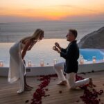 Kelsey Owens Instagram - WE’RE ENGAGED BABY!!!💍🤍 It’s crazy that a day I’ve dreamt about since I was a little girl has arrived. I think the younger me would be so happy to know she has a man who takes care of her, puts a smile on her face, and loves her like no one ever has before. Max…since the day I met you, you’ve never failed to surprise me and this day was NO different. You make my life like a fairytale so I truly thought this was just another night together shooting photos in a gorgeous location. Little did I know you were about to change my life forever. The idea of us starting a family, having a lifetime of adventures, and getting to laugh with you every single day till the day I die brings happy tears to my eyes. I feel like the absolute luckiest girl in the world to be your fiancé and future wifey ♥️ Thank you so much @kieferjewelers for helping Max pick out my dream ring, I can’t stop looking at it 🥹 📍@cavotagoomykonos 📷 @jeremyaustiin