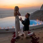 Kelsey Owens Instagram - WE’RE ENGAGED BABY!!!💍🤍 It’s crazy that a day I’ve dreamt about since I was a little girl has arrived. I think the younger me would be so happy to know she has a man who takes care of her, puts a smile on her face, and loves her like no one ever has before. Max…since the day I met you, you’ve never failed to surprise me and this day was NO different. You make my life like a fairytale so I truly thought this was just another night together shooting photos in a gorgeous location. Little did I know you were about to change my life forever. The idea of us starting a family, having a lifetime of adventures, and getting to laugh with you every single day till the day I die brings happy tears to my eyes. I feel like the absolute luckiest girl in the world to be your fiancé and future wifey ♥️ Thank you so much @kieferjewelers for helping Max pick out my dream ring, I can’t stop looking at it 🥹 📍@cavotagoomykonos 📷 @jeremyaustiin