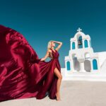 Kelsey Owens Instagram - Channeling my inner 💃🏼 emoji! On a real note I’ve seen gorgeous girls taking photos in these breathtaking dresses all over Santorini for years and never thought I’d get the chance to do it myself. Thank you @santorinidress for making that dream come true. If you’re planning a trip to Santorini one day you HAVE to go do this! We all deserve to feel like a little girl again & play dress up!