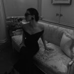 Kendall Jenner Instagram - @fwrd providing my wardrobe per usual :) the perfect dress: @khaite_ny chunky earring: @ysl