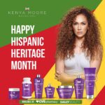 Kenya Moore Instagram – @samiazelma thank you for your obvious beauty but trusting @kenyamoorehair products with your amazing hair.  #allhairtypes @cvspharmacy @sallybeauty 

#hispanicheritagemonth  #mexico  #mexican #hispanic #noweave #allnatural #hair