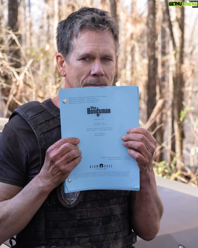 Kevin Bacon Instagram - Stay tuned for this one. Our newest series THE BONDSMAN just went into production.