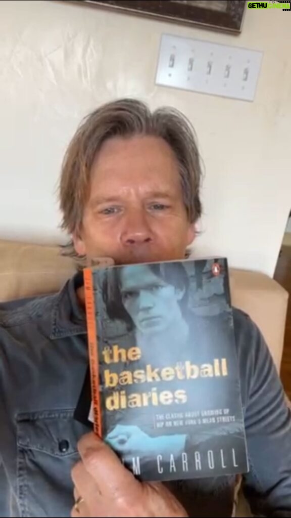 Kevin Bacon Instagram - I wasn’t much of a reader when I was a kid but #TheBasketballDiaries by Jim Carroll really hit me — and today, it’s banned. Click the sticker to add your own thoughts to this movement. #LetFreedomRead #BannedBooksWeek