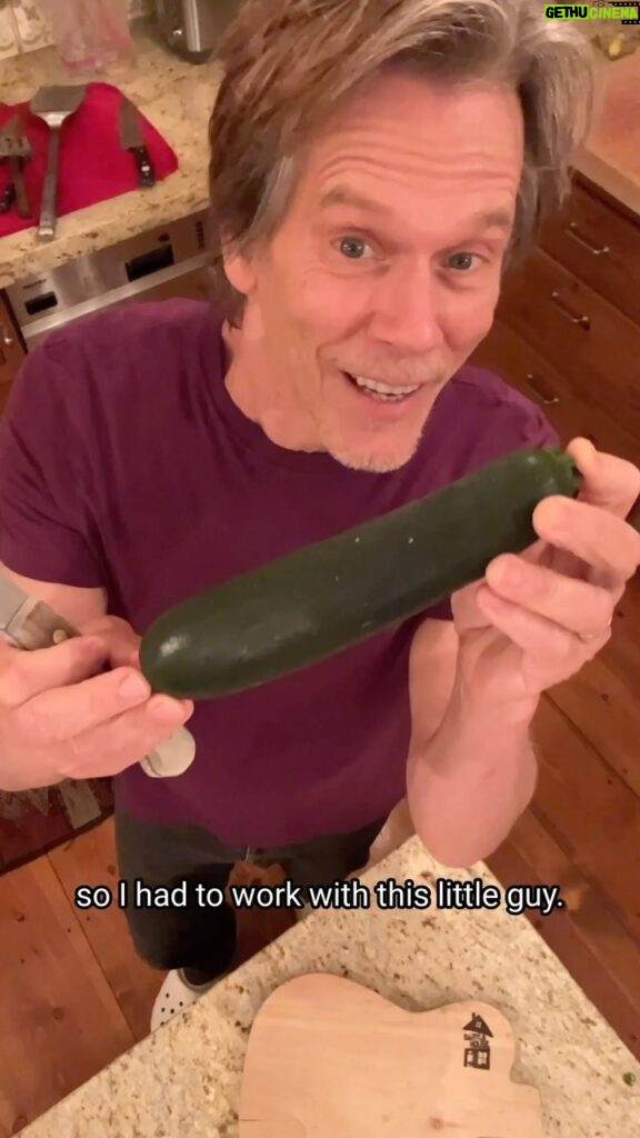 Kevin Bacon Instagram - When Kyra comes home she’ll say “what is this?” and I’ll say “I don’t know, but there’s zucchini in it.” Trust me, it’s good.