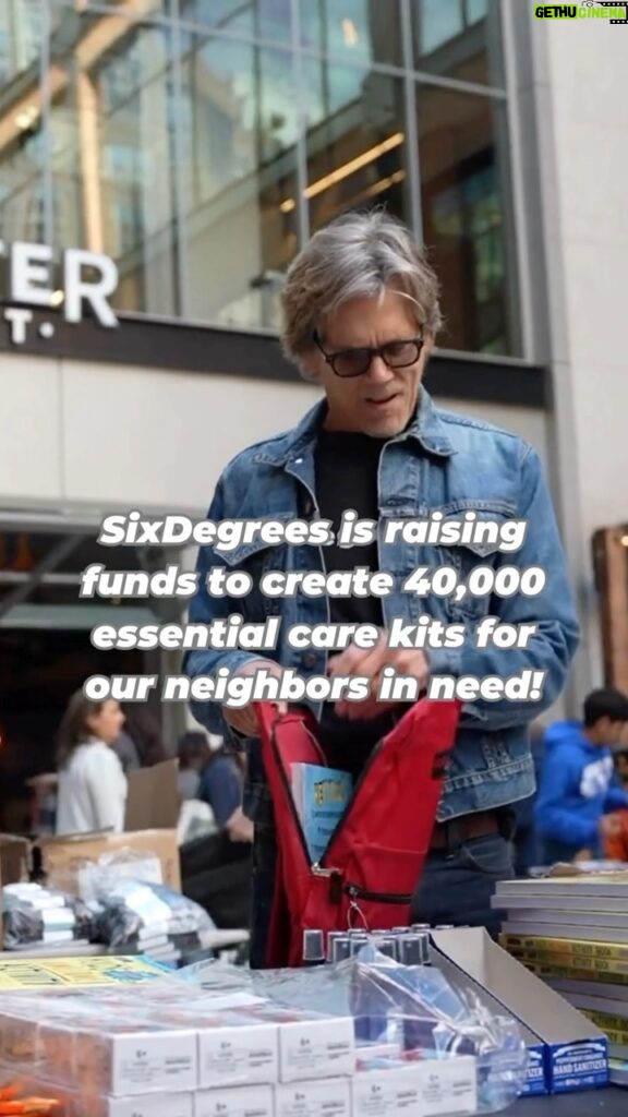 Kevin Bacon Instagram - I am SO excited to share what we’ve been working on! In honor of #GivingTuesday and Footloose turning 40 next year, I’m thrilled to announce that @sixdegreesofkb is committing to building and distributing 40,000 essential care kits to our neighbors! If you’d like to support, all you have to do is text BACON to 707070! Every text counts! #bkxkb
