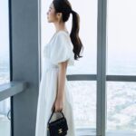 Khả Ngân Instagram - Every girl pretends she is a princess at one point, no matter how little her life is like that🫰🏻🐬🩵 #khangan #goodvibes #vibes #happiness