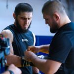 Khabib Nurmagomedov Instagram - 33 days before the fight Lets go my Brother @islam_makhachev #ufc302 #LightweightChamp